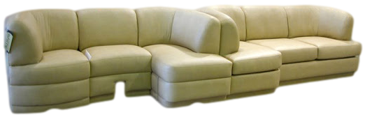 rv custom sofa, rv custom dinette, motorhome custom sofa, mortorhome custom dinette