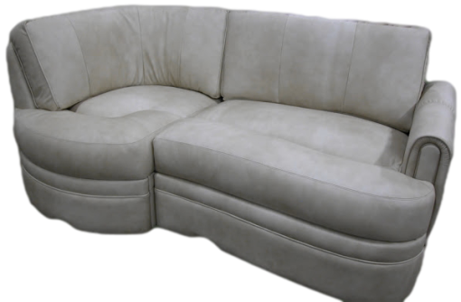 rv custom sofa, rv custom j-lounge, motorhome custom sofa, mortorhome custom j-lounge